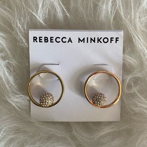 Rebecca Minkoff Gold Hoop Earring